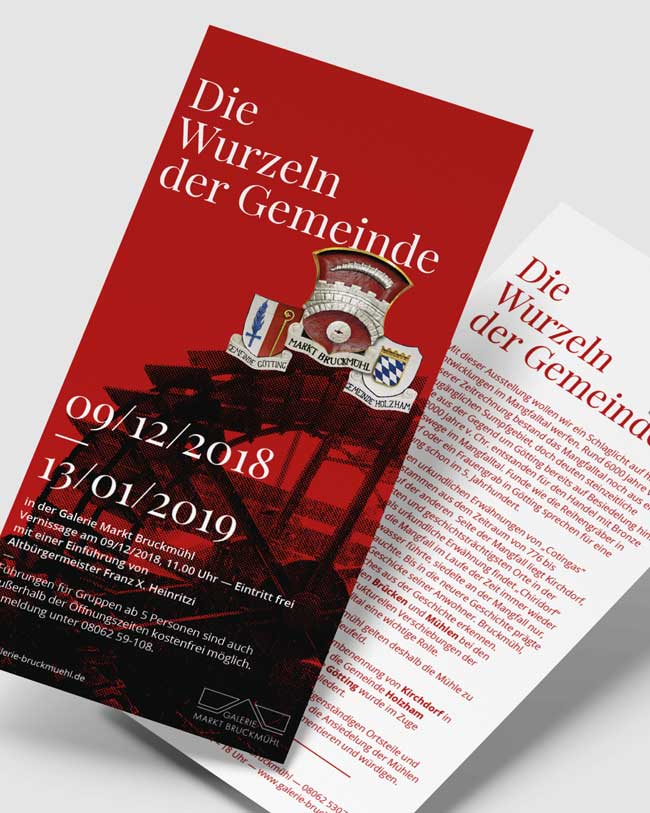 Fyler für Ausstellung, Galerie Markt Bruckmühl