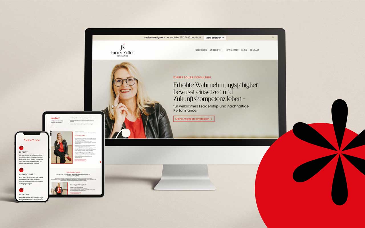 Website Relaunch für Sacha Furrer Zoller